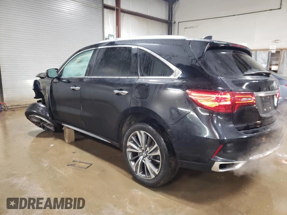 2019 Acura MDX Technology with VIN 5J8YD4H54KL034427, listed as a Copart auction lot 87233334 with 81,896 mi miles and Salvage title. Bid and sale history available at DreamBid. Image 2.
