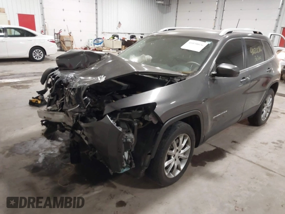 2018 Jeep Cherokee Limited with VIN 1C4PJMDX7JD577855, listed as a IAAI auction lot 41020026 with 111,267 mi miles. Bid and sale history available at carsss.com. Image 2.