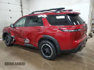 2023 Nissan Pathfinder Rock Creek with VIN 5N1DR3BD7PC231197, listed as a Copart auction lot 51751205 with 71,366 mi miles and Salvage title. Bid and sale history available at DreamBid. Image 2.