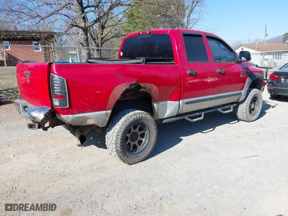 2007 Dodge Ram 2500 SLT with VIN 3D7KS28AX7G851598, listed as a IAAI auction lot 41742099 with 188,013 mi miles. Bid and sale history available at carsss.com. Image 4.