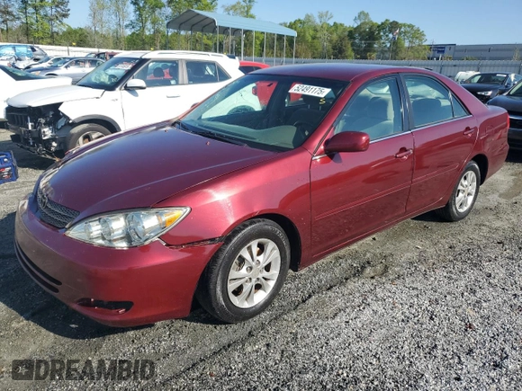 2004 Toyota Camry LE with VIN 4T1BF32K54U066495, listed as a Copart auction lot 52491175 with 149,902 mi miles and Salvage Title. Bid and sale history available at carsss.com. Image 1.