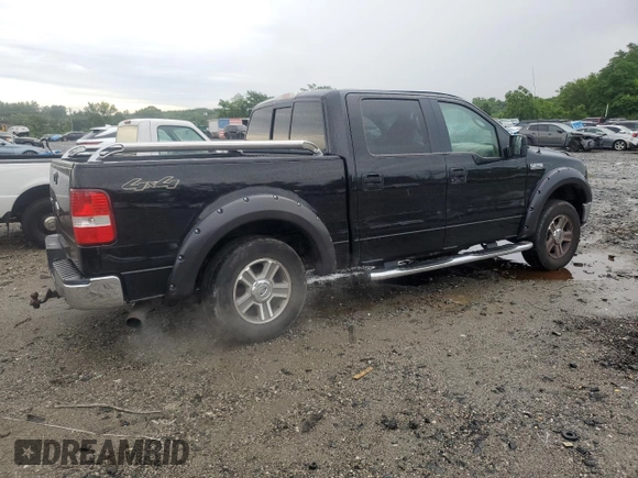 2005 Ford F-150 XLT with VIN 1FTPW145X5KE63882, listed as a Copart auction lot 63299475 with 204,166 mi miles and Salvage title. Bid and sale history available at DreamBid. Image 3.