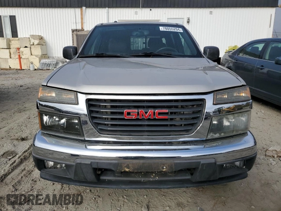 2006 GMC Canyon SLE2 with VIN 1GTCS136568327260, listed as a Copart auction lot 78055204 with 73,398 mi miles and Salvage Title. Bid and sale history available at carsss.com. Image 5.