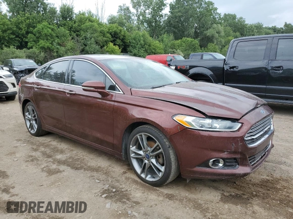 2016 Ford Fusion Titanium with VIN 3FA6P0D95GR141645, listed as a Copart auction lot 62582215 with 216,674 mi miles and Clean title. Bid and sale history available at DreamBid. Image 4.