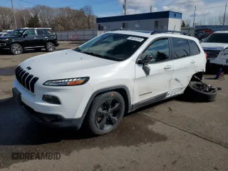 2016 Jeep Cherokee High Altitude with VIN 1C4PJLDB3GW323927, listed as a Copart auction lot 46616145 with 105,974 mi miles and Salvage Title. Bid and sale history available at carsss.com. Image 1.