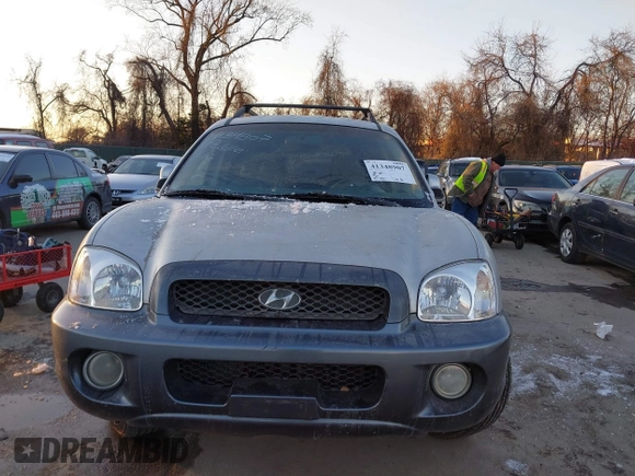 2003 Hyundai Santa Fe GLS with VIN KM8SC73D73U518784, listed as a IAAI auction lot 41348907 with 127,980 mi miles. Bid and sale history available at carsss.com. Image 6.