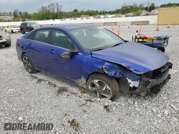 2022 Hyundai Elantra SEL z VIN KMHLN4AG6NU331243, wystawiony jako Copart lot #55490575 z przebiegiem 37 077 mil mil oraz Szkoda całkowita • Salvage title. Historia ofert i sprzedaży dostępna na DreamBid. Obrazek 4.
