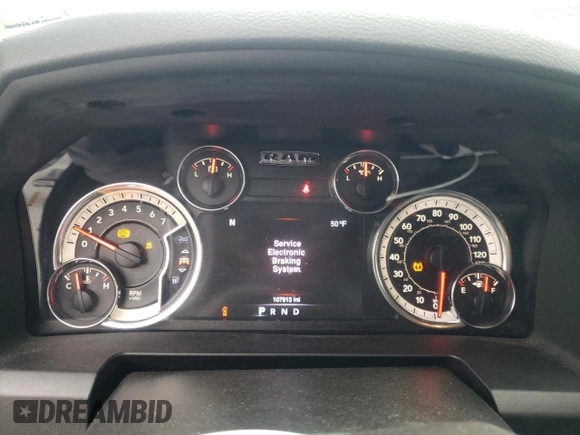 2016 Ram 1500 Big Horn with VIN 3C6RR6LT7GG300993, listed as a Copart auction lot 88997555 with 107,913 mi miles and Salvage Title. Bid and sale history available at carsss.com. Image 9.