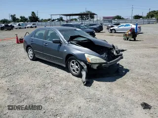 2005 Honda Accord LX with VIN 1HGCM56415A065869, listed as a Copart auction lot 62501495 with Not provided miles and Salvage title. Bid and sale history available at DreamBid. Image 14.