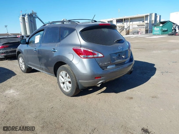 2013 Nissan Murano SL with VIN JN8AZ1MW5DW303278, listed as a IAAI auction lot 41407440 with 117,735 mi miles. Bid and sale history available at carsss.com. Image 3.