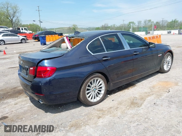 2011 BMW 5 Series 535i with VIN WBAFR7C59BC605939, listed as a IAAI auction lot 42045397 with 135,765 mi miles and . Bid and sale history available at carsss.com. Image 4.