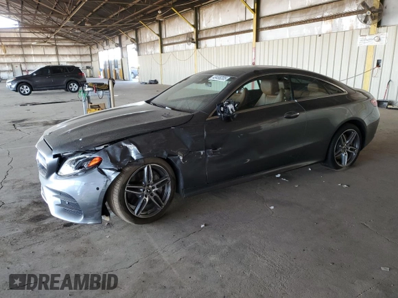 2018 Mercedes-Benz E-Class E 400 with VIN WDD1J6FB5JF020469, listed as a Copart auction lot 43455205 with 71,474 mi miles and Salvage Title. Bid and sale history available at carsss.com. Image 1.