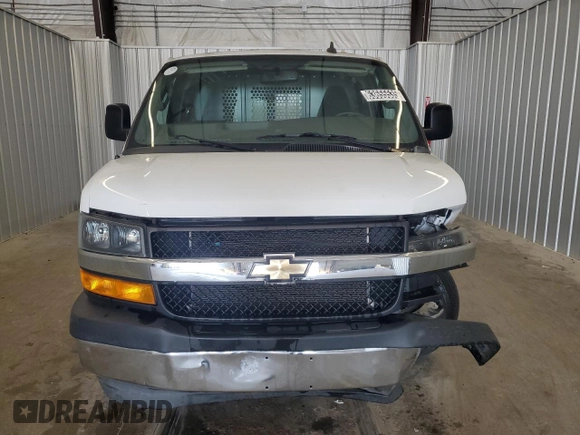 2023 Chevrolet Express Cargo with VIN 1GCWGAFP9P1126958, listed as a Copart auction lot 63655535 with 24,564 mi miles and Clean title. Bid and sale history available at DreamBid. Image 5.