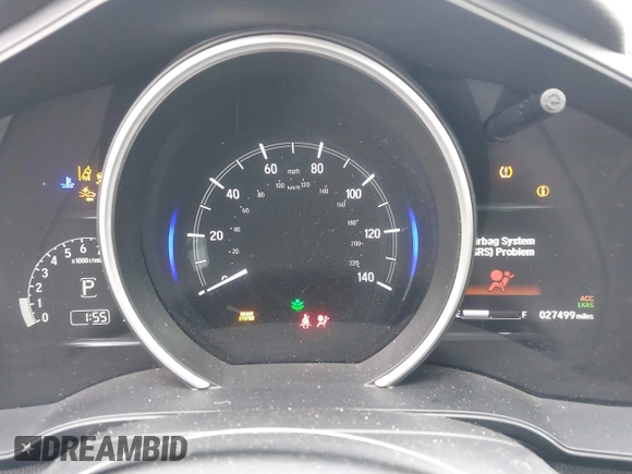 2018 Honda Fit EX-L with VIN 3HGGK5H90JM723470, listed as a IAAI auction lot 41289334 with 27,499 mi miles. Bid and sale history available at carsss.com. Image 7.