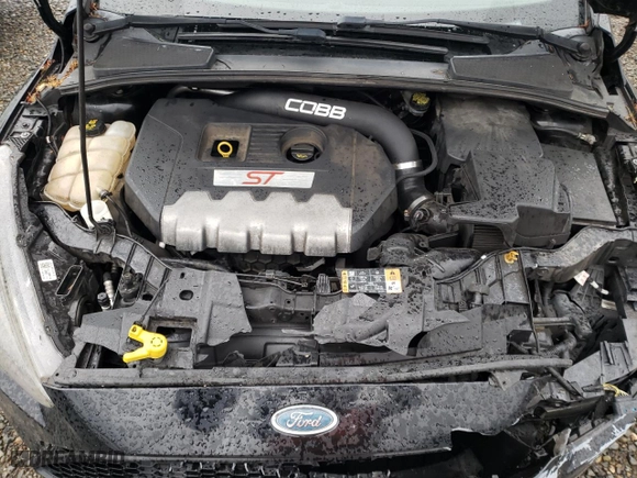 2017 Ford Focus ST with VIN 1FADP3L90HL317446, listed as a Copart auction lot 86165304 with 129,389 mi miles and Salvage Title. Bid and sale history available at carsss.com. Image 11.