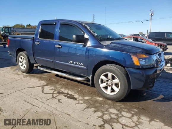 2008 Nissan Titan SE with VIN 1N6BA07D48N317693, listed as a Copart auction lot 76758714 with 126,977 mi miles and Non Repairable. Bid and sale history available at carsss.com. Image 4.