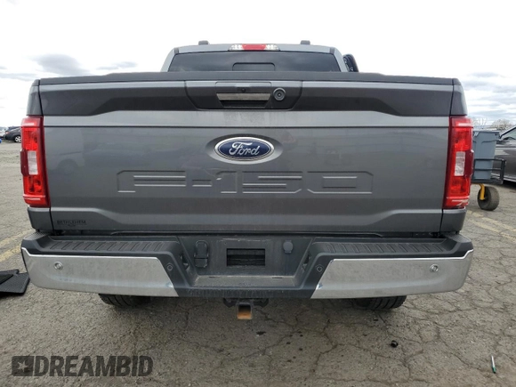 2023 Ford F-150 XL with VIN 1FTFW1ED3PFD31351, listed as a Copart auction lot 53432125 with 9,949 mi miles and Salvage Title. Bid and sale history available at carsss.com. Image 6.