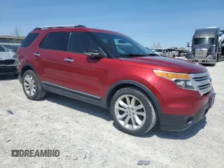 2013 Ford Explorer XLT with VIN 1FM5K7D86DGA55344, listed as a Copart auction lot 54362225 with 186,869 mi miles and Salvage Title. Bid and sale history available at DreamBid. Image 4.