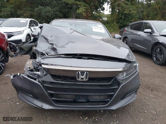 2019 Honda Accord Sedan Sport 1.5T with VIN 1HGCV1F32KA024546, listed as a IAAI auction lot 40437605 with NaN miles. Bid and sale history available at carsss.com. Image 12.
