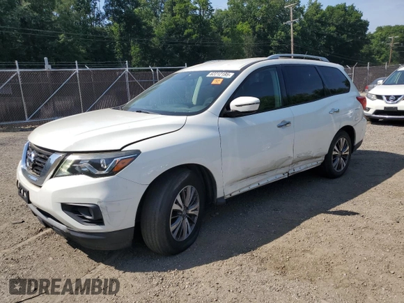 2017 Nissan Pathfinder SV with VIN 5N1DR2MN2HC635879, listed as a Copart auction lot 62212195 with 166,930 mi miles and Clean title. Bid and sale history available at DreamBid. Image 1.