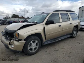 2006 Chevrolet TrailBlazer LT with VIN 1GNET16S766117082, listed as a Copart auction lot 80924574 with 124,048 mi miles and Salvage Title. Bid and sale history available at carsss.com. Image 1.