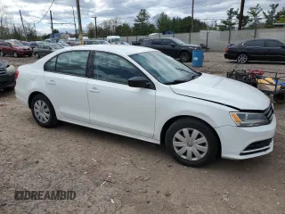 2015 Volkswagen Jetta Sedan 2.0L S with VIN 3VW2K7AJ0FM306735, listed as a Copart auction lot 53378135 with 92,852 mi miles and Salvage Title. Bid and sale history available at carsss.com. Image 4.