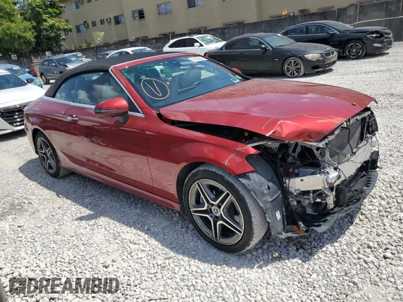 2021 Mercedes-Benz C 300 with VIN W1KWK8EB0MG104360, listed as a Copart auction lot 51353924 with 11,794 mi miles and Salvage Title. Bid and sale history available at DreamBid. Image 4.