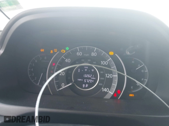 2013 Honda CR-V EX-L с VIN 2HKRM4H71DH636908, выставлен на аукционе IAAI как лот 42547578 с пробегом 132 621 миль миль и . История ставок и продаж доступна на DreamBid. Изображение 7.
