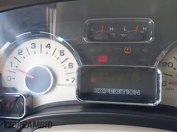 2011 Ford Expedition Max Limited with VIN 1FMJK1K51BEF09576, listed as a IAAI auction lot 41591224 with 270,236 mi miles and . Bid and sale history available at DreamBid. Image 15.