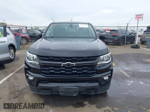 2021 Chevrolet Colorado 2WD LT with VIN 1GCGSCEA3M1178576, listed as a IAAI auction lot 41841016 with 87,291 mi miles and . Bid and sale history available at DreamBid. Image 12.