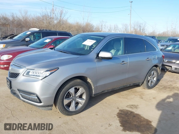 2016 Acura MDX with VIN 5FRYD4H25GB062542, listed as a IAAI auction lot 41720963 with 133,711 mi miles. Bid and sale history available at carsss.com. Image 19.