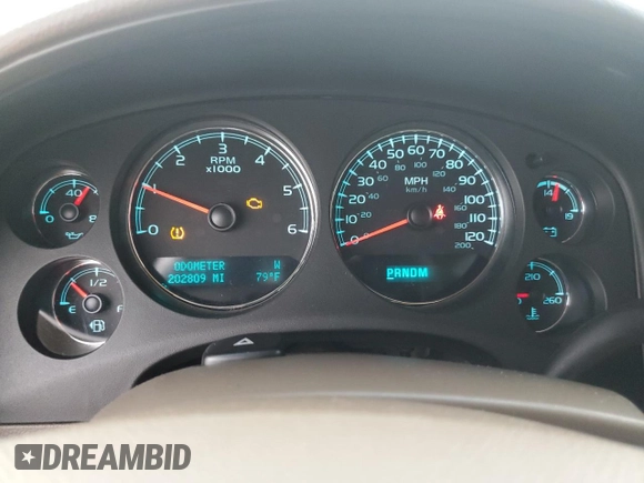 2013 Chevrolet Suburban LT with VIN 1GNSKJE78DR330458, listed as a Copart auction lot 56143205 with 202,809 mi miles and Clean Title. Bid and sale history available at DreamBid. Image 9.