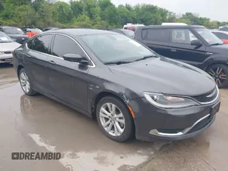2016 Chrysler 200 Limited with VIN 1C3CCCAB9GN166461, listed as a IAAI auction lot 41967276 with 179,811 mi miles. Bid and sale history available at carsss.com. Image 1.