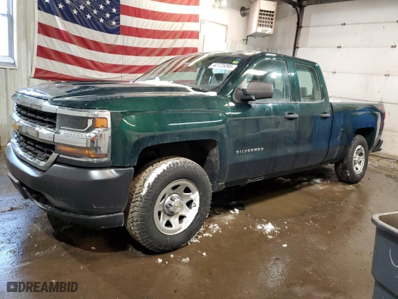2018 Chevrolet Silverado 1500 Work Truck with VIN 1GCVKNEC1JZ265667, listed as a Copart auction lot 42725095 with 96,534 mi miles and Salvage Title. Bid and sale history available at carsss.com. Image 1.
