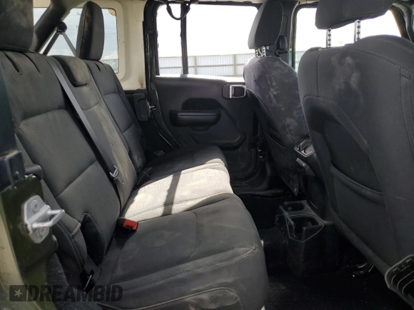 2021 Jeep Wrangler Unlimited Sport S with VIN 1C4HJXDG2MW712223, listed as a Copart auction lot 51466465 with 54,032 mi miles and Salvage Title. Bid and sale history available at carsss.com. Image 11.