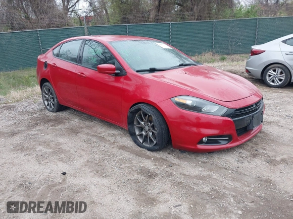 2014 Dodge Dart SXT with VIN 1C3CDFBB5ED825491, listed as a IAAI auction lot 42002241 with 78,585 mi miles. Bid and sale history available at carsss.com. Image 1.