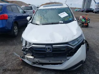 2022 Honda CR-V Hybrid EX-L with VIN 5J6RT6H84NL056924, listed as a IAAI auction lot 41933467 with 26,764 mi miles. Bid and sale history available at carsss.com. Image 12.