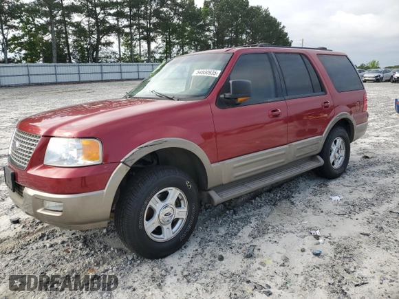 2004 Ford Expedition Eddie Bauer with VIN 1FMRU17W54LA08333, listed as a Copart auction lot 54800935 with 273,418 mi miles and Salvage title. Bid and sale history available at DreamBid. Image 1.