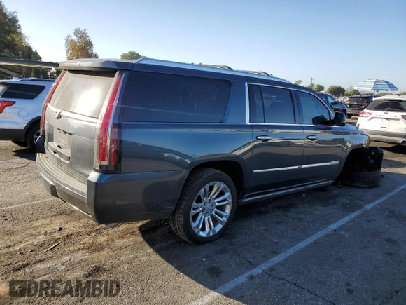 2019 Cadillac Escalade ESV Premium Luxury z VIN 1GYS4JKJ2KR172340, wystawiony jako Copart lot #84936254 z przebiegiem 107 576 mil mil oraz Szkoda całkowita • Salvage title. Historia ofert i sprzedaży dostępna na DreamBid. Obrazek 3.
