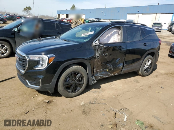 2022 GMC Terrain SLE with VIN 3GKALMEV6NL271473, listed as a Copart auction lot 49698515 with 44,117 mi miles and Salvage title. Bid and sale history available at DreamBid. Image 1.