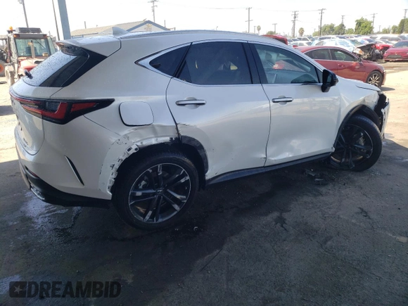 2022 Lexus NX with VIN JTJHKCFZ8N2003046, listed as a Copart auction lot 65249633 with 6,523 mi miles. Bid and sale history available at carsss.com. Image 3.