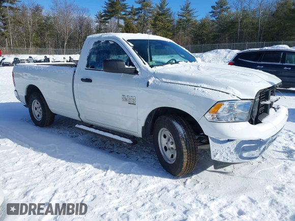 2022 Ram 1500 Tradesman with VIN 3C6JR6DG4NG412663, listed as a IAAI auction lot 41519632 with 16,286 mi miles and . Bid and sale history available at DreamBid. Image 1.