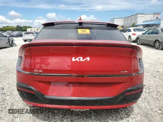 2024 Kia EV6 GT-Line with VIN KNDC44LA9R5162108, listed as a Copart auction lot 78171364 with 7,955 mi miles and Non Repairable. Bid and sale history available at carsss.com. Image 6.