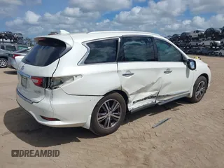 2017 Infiniti QX60 with VIN 5N1DL0MNXHC540248, listed as a IAAI auction lot 41954042 with 120,550 mi miles. Bid and sale history available at carsss.com. Image 4.