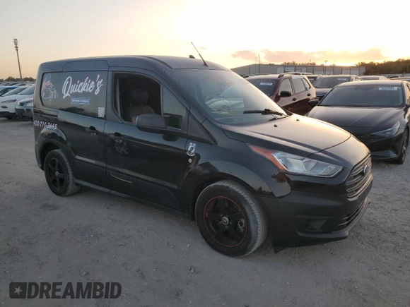 2019 Ford Transit Connect XL with VIN NM0LS6E29K1421522, listed as a Copart auction lot 76665924 with 62,373 mi miles and Non repairable. Bid and sale history available at DreamBid. Image 4.