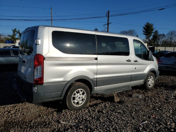 2015 Ford Transit XL with VIN 1FMZK1YM6FKA91704, listed as a Copart auction lot 47443975 with 169,342 mi miles and Salvage title. Bid and sale history available at DreamBid. Image 3.