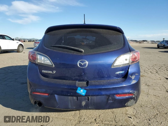 2013 Mazda 3 i Touring with VIN JM1BL1L81D1711486, listed as a Copart auction lot 48133775 with 179,398 mi miles and Salvage Title. Bid and sale history available at carsss.com. Image 6.