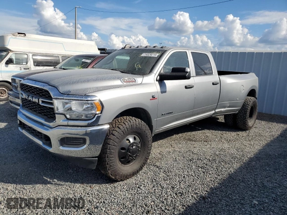 2021 Ram 3500 Tradesman with VIN 3C63RRGL4MG566694, listed as a Copart auction lot 74529214 with 0 mi miles and Non Repairable. Bid and sale history available at carsss.com. Image 1.