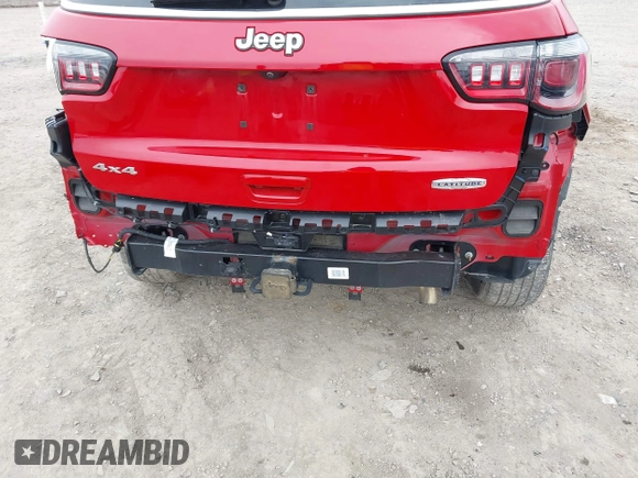 2021 Jeep Compass Latitude z VIN 3C4NJDBB4MT540632, wystawiony jako IAAI lot #41937767 z przebiegiem 15 613 mil mil oraz . Historia ofert i sprzedaży dostępna na DreamBid. Obrazek 20.