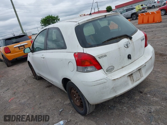 2009 Toyota Yaris with VIN JTDJT903595224746, listed as a IAAI auction lot 42217189 with 183,363 mi miles. Bid and sale history available at carsss.com. Image 3.